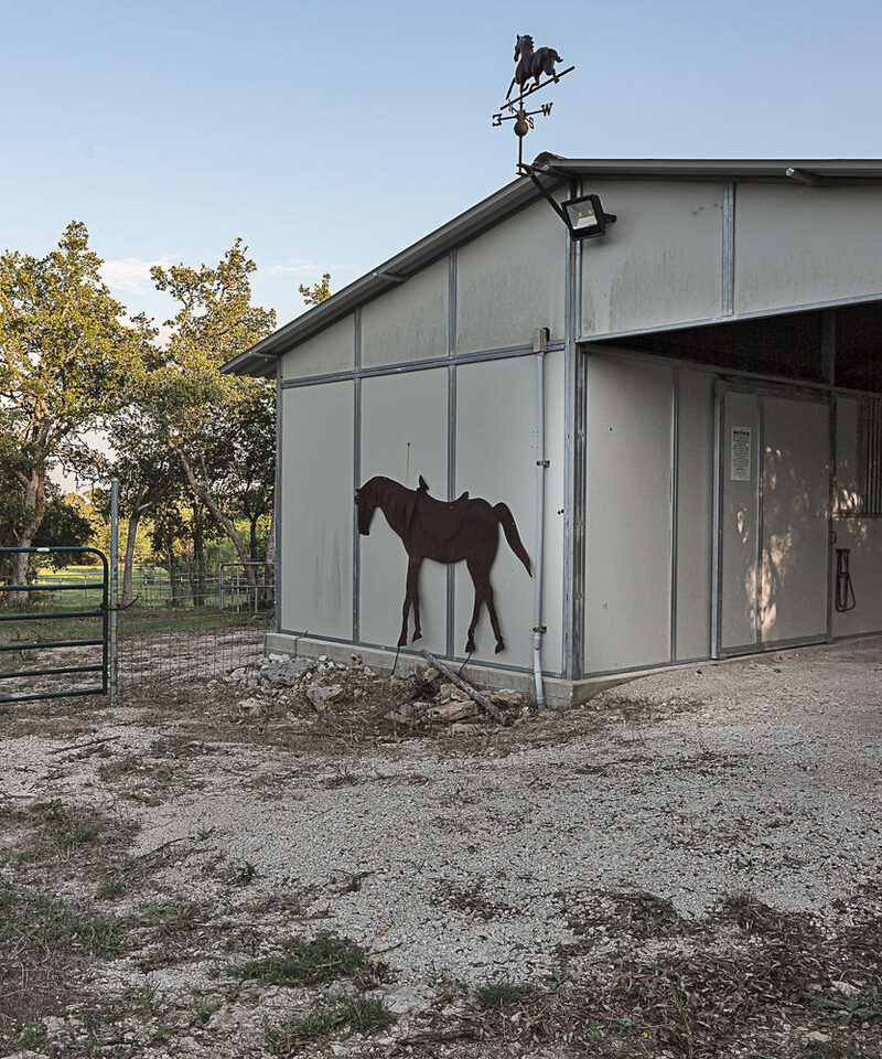 Black Canyon Stables arena at dusk